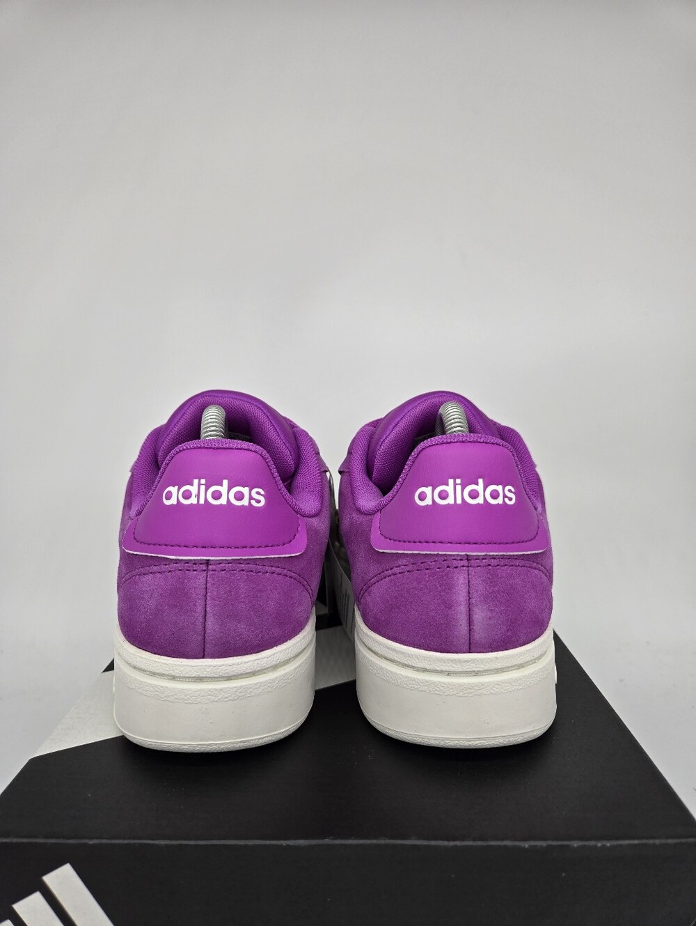 adidas Women's Grand Court Alpha JH7231 Purple Burst White Shoes Size 6 - Picture 6 of 8